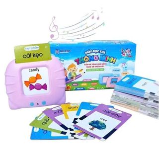 MÁY ĐỌC THẺ SONG NGỮ ANH VIỆT FLASHCARD 112 THẺ 224 TỪ VỰNG (T60)