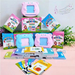 MÁY ĐỌC THẺ SONG NGỮ ANH VIỆT FLASHCARD 112 THẺ 224 TỪ VỰNG (T60)