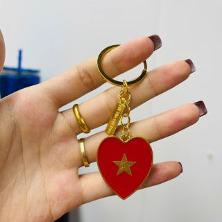(BÁN SỈ) Tem Nhôm Dán Cờ Hình Tôi Yêu Việt Nam Trang Trí Xe Hơi , Ô Tô, Xe Máy Chất Liệu Hợp Kim Nhôm Chống Bám Nước