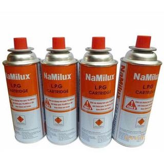 BÌNH GAS MINI NAMILUX 220GR MÀU CAM (T28)