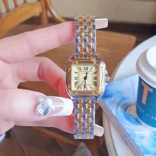 SÂLE ĐỒNG HỒ NỮ TRUNG CẤP  KATIER MẶT VUÔNG KHOÁ BƯỚM