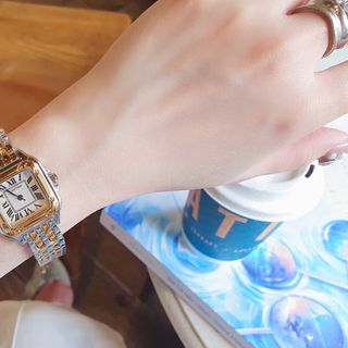 SÂLE ĐỒNG HỒ NỮ TRUNG CẤP KATIER MẶT VUÔNG KHOÁ BƯỚM