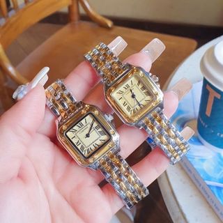 SÂLE ĐỒNG HỒ NỮ TRUNG CẤP  KATIER MẶT VUÔNG KHOÁ BƯỚM