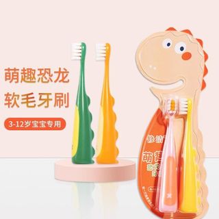 Bàn Chải Đánh Răng Bé Yêu Hình Dino Cute – Chăm Sóc Răng Miệng Nhẹ Nhàng C50