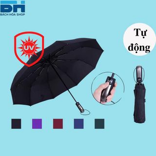 Ô CHE NẮNG, ĐI MƯA CHỐNG TIA UV GẤP GỌN, CẦM TAY, LOẠI TO - BH KIDS