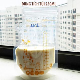 Túi trữ sữa có vòi đa năng BH Kids chính hãng an toàn tiện lợi với dung tích 250ml - CH133