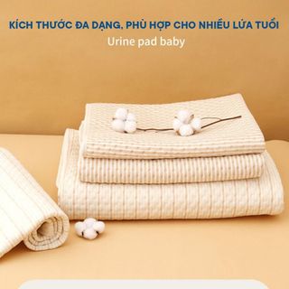 Tấm lót chống thấm đa năng BH Kids cho bé, cho mẹ sau sinh, người cao tuổi Organic cao cấp, mềm mại, dùng cả 2 mặt-CH132