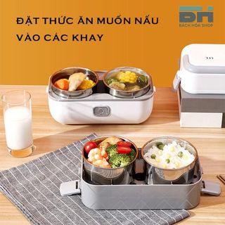 Hộp Đựng Cơm Thực Phẩm Văn Phòng Cắm Điện Giữ Nhiệt COOKING LUNCHBOX Thiết Kế Nhỏ Gọn Tiện Lợi Dung Tích 2 Lít