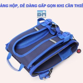 Tặng kèm hộp bút - Balo chống gù, chống thấm nước, cặp chống gù cho học sinh tiểu học, hoạt hình 3D siêu nhẹ BHS10