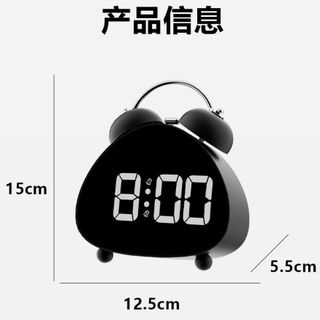 Đồng Hồ Báo Thức Điện Tử Màn Hình LED Lớn – Báo Giờ To Rõ, Decor Phòng Ngủ TT1