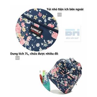 Túi đựng cơm giữ nhiệt BH Kids, túi đựng bình sữa, dã ngoại - Vải Oxford D600 chống nước TH75