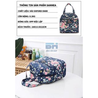 Túi đựng cơm giữ nhiệt BH Kids, túi đựng bình sữa, dã ngoại - Vải Oxford D600 chống nước TH75