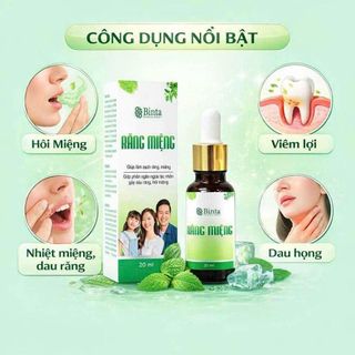 Tinh dầu Răng miệng Binta, mẫu mới dạ thảo liên Lọ 7ml và 20ml