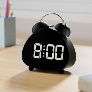 Đồng Hồ Báo Thức Điện Tử Màn Hình LED Lớn – Báo Giờ To Rõ, Decor Phòng Ngủ TT1