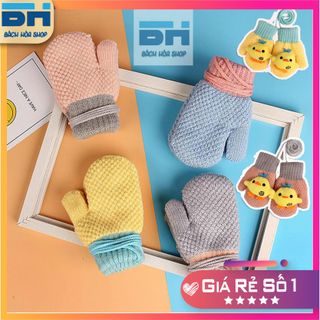 Găng tay len dệt kim BH Kids hình trái dứa dễ thương cho bé từ 1-5 tuổi BHS26