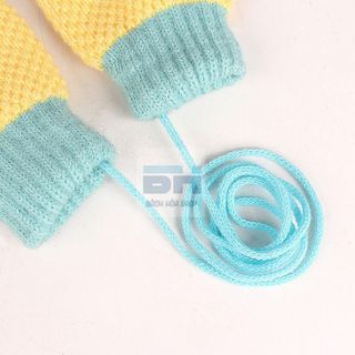 Găng tay len dệt kim BH Kids hình trái dứa dễ thương cho bé từ 1-5 tuổi BHS26