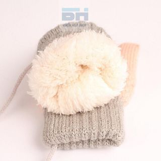 Găng tay len dệt kim BH Kids hình trái dứa dễ thương cho bé từ 1-5 tuổi BHS26
