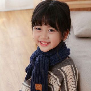 Khăn len quàng cổ EST LOVE dày dặn giữ ấm phù hợp cho bé từ 3 đến 12 tuổi - Thời trang thu đông cho bé