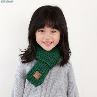 Khăn len quàng cổ EST LOVE dày dặn giữ ấm phù hợp cho bé từ 3 đến 12 tuổi - Thời trang thu đông cho bé