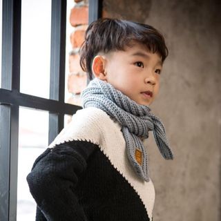 Khăn len quàng cổ EST LOVE dày dặn giữ ấm phù hợp cho bé từ 3 đến 12 tuổi - Thời trang thu đông cho bé