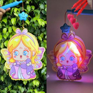 Lồng đèn có nhạc lời Việt BH Kids, trang trí trung thu cho bé, hình thú dễ thương, phù hợp vơi· bé trai và bé gái-CH125