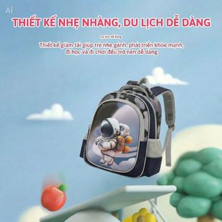 Balo mẫu giáo chống thấm nước BH Kids, hoạt hình 3D - hình quả bóng, phi hành gia, nàng tiên cá, ngựa pony hồng - CH193