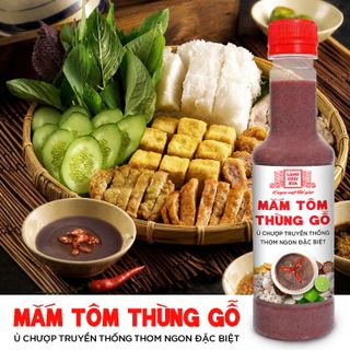 [CHAI MỚI 290G] MẮM TÔM THÙNG GỖ LÀNG CHÀI XƯA NGUYÊN LIỆU TÔM TÉP TƯƠI, THƠM NGON ĐẶC BIỆT