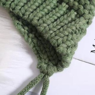 Mũ len có lót lông nỉ BH Kids, hình ếch con xinh xắn, dành cho bé từ 6 tháng đến 36 tháng tuổi - BHS11 Nón Hat