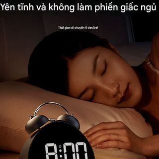 Đồng Hồ Báo Thức Điện Tử Màn Hình LED Lớn – Báo Giờ To Rõ, Decor Phòng Ngủ TT1