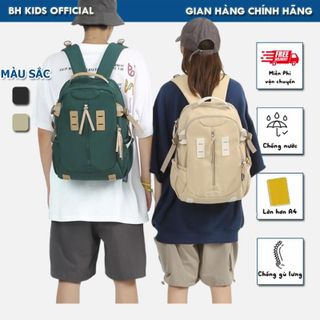 Balo nam nữ BH Kids kiểu dáng PRETTYZYS, phong cách ulzzang sức chứa lớn 15.6 inch cho học sinh, sinh viên - CH110