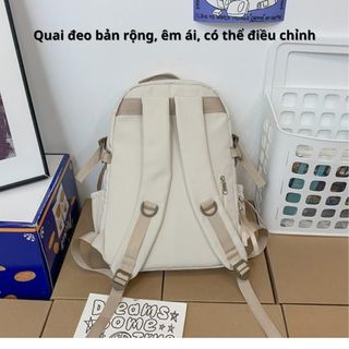 Balo nam nữ BH Kids kiểu dáng PRETTYZYS, phong cách ulzzang sức chứa lớn 15.6 inch cho học sinh, sinh viên - CH110
