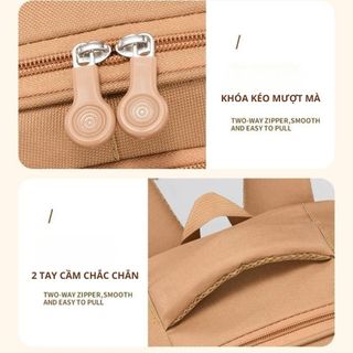 10 QUÀ TẶNG - Balo chống gù, chống nước Capybara cho bé tiểu học, nhiều ngăn phụ, có phản quan phát sáng ban đêm - CH181