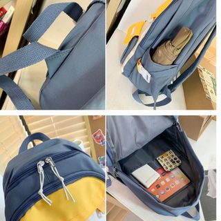 Balo đi học BH Kids phối màu Sunday, chống thấm nước, thời trang, cá tính, có ngăn đựng laptop 15.6 inch - CH107