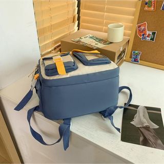Balo đi học BH Kids phối màu Sunday, chống thấm nước, thời trang, cá tính, có ngăn đựng laptop 15.6 inch - CH107