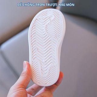Giày bún tập đi cho bé từ 6-24 tháng, họa tiết nhiều màu, đế chống trơn trượt, co giãn, thoáng khí - ch173
