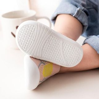 Giày bún tập đi cho bé từ 6-24 tháng, họa tiết nhiều màu, đế chống trơn trượt, co giãn, thoáng khí - ch173