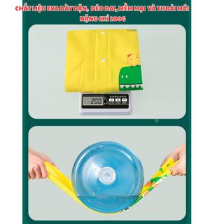 Áo mưa cho bé từ 3-10 tuổi BH Kids, chất liệu Eva thân thiện môi trường, chống thấm tuyệt đối, dày dặn - ch172