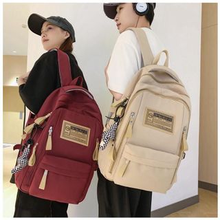 Balo nam nữ Retro BH Kids phong cách Âu Mỹ, vải Oxford chống thấm nước BHS102 Backpack Đeo Vai
