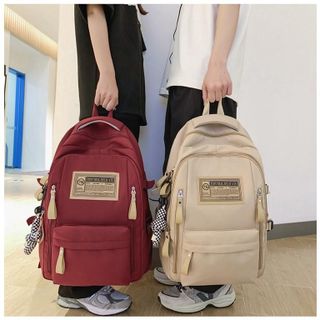 Balo nam nữ Retro BH Kids phong cách Âu Mỹ, vải Oxford chống thấm nước BHS102 Backpack Đeo Vai
