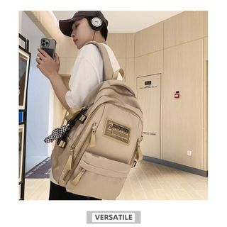 Balo nam nữ Retro BH Kids phong cách Âu Mỹ, vải Oxford chống thấm nước BHS102 Backpack Đeo Vai