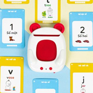MÁY ĐỌC TRUYỆN MIU BÉ NHỎ- kể chuyện kỹ năng sống trước giờ đi ngủ Đồ Chơi Thẻ Song Ngữ Học Tiếng Anh