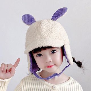 Mũ len hình tai thỏ BH Kids dễ thương, ngộ nghĩnh - Phù hợp với bé từ 2 đến 5 tuổi - BHS51