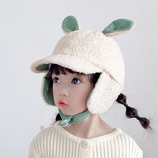 Mũ len hình tai thỏ BH Kids dễ thương, ngộ nghĩnh - Phù hợp với bé từ 2 đến 5 tuổi - BHS51