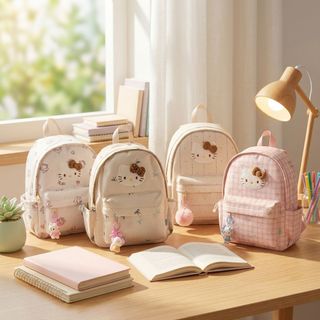 BALO MẦM NON A598 – HOẠ TIẾT KITTY SIÊU XINH CHO BÉ GÁI - WINNIE HOUSE