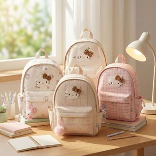 BALO MẦM NON A598 – HOẠ TIẾT KITTY SIÊU XINH CHO BÉ GÁI - WINNIE HOUSE