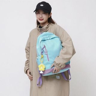 Balo nam nữ QF đi học dễ thương làm cặp sách, túi xách thời trang Ulzzang Hàn Quốc