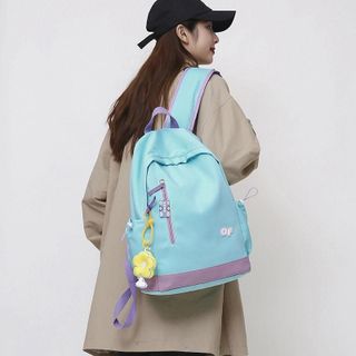 Balo nam nữ QF đi học dễ thương làm cặp sách, túi xách thời trang Ulzzang Hàn Quốc