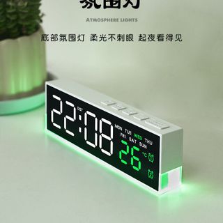 Đồng Hồ Báo Thức Thông Minh Màn Hình Lớn – Decor Bàn Học, Phòng Ngủ Sang Trọng TT4