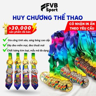 Huy Chương Bóng Đá, Bóng Chuyền, Cầu Lông, Điền Kinh, Bóng Bàn Cao Cấp Dùng Cho Trao Tặng