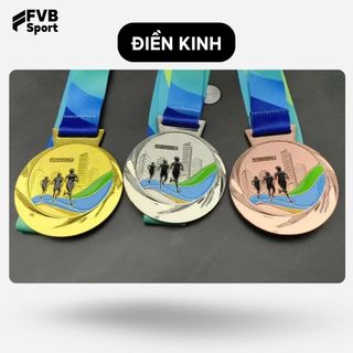 Huy Chương Bóng Đá, Bóng Chuyền, Cầu Lông, Điền Kinh, Bóng Bàn Cao Cấp Dùng Cho Trao Tặng